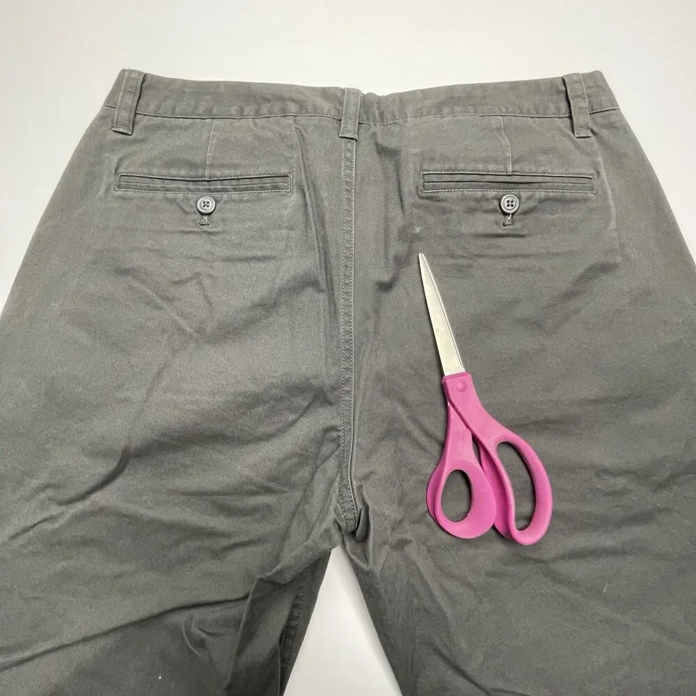 Bonobos Athletic Pants Dark Brown Straight Leg Cotton Chino Men's Size 32x32